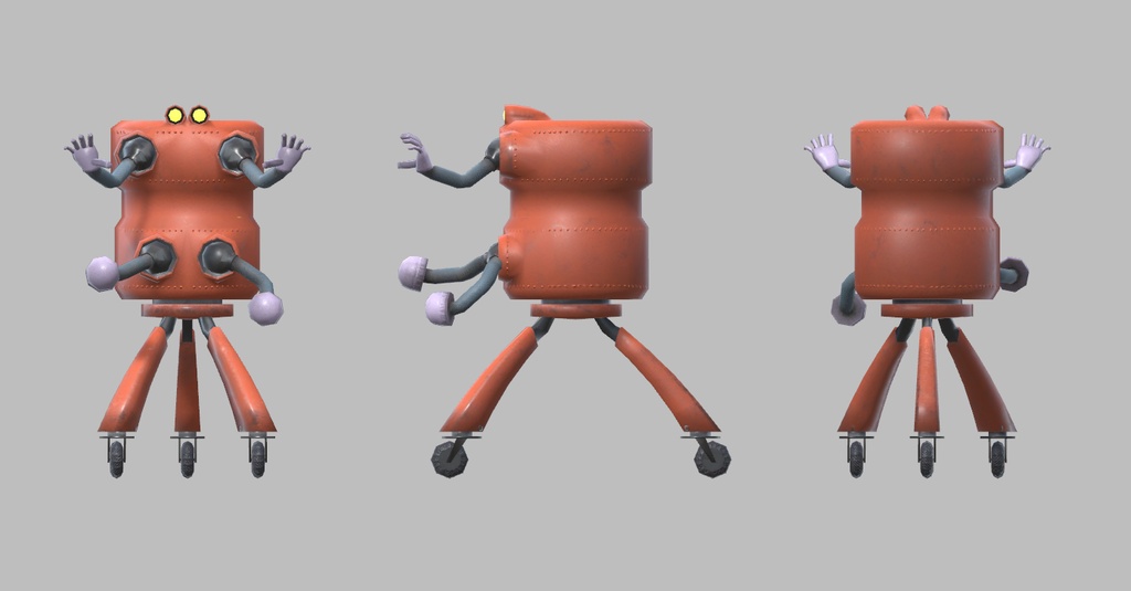 いたずらロボット モミモミマシン