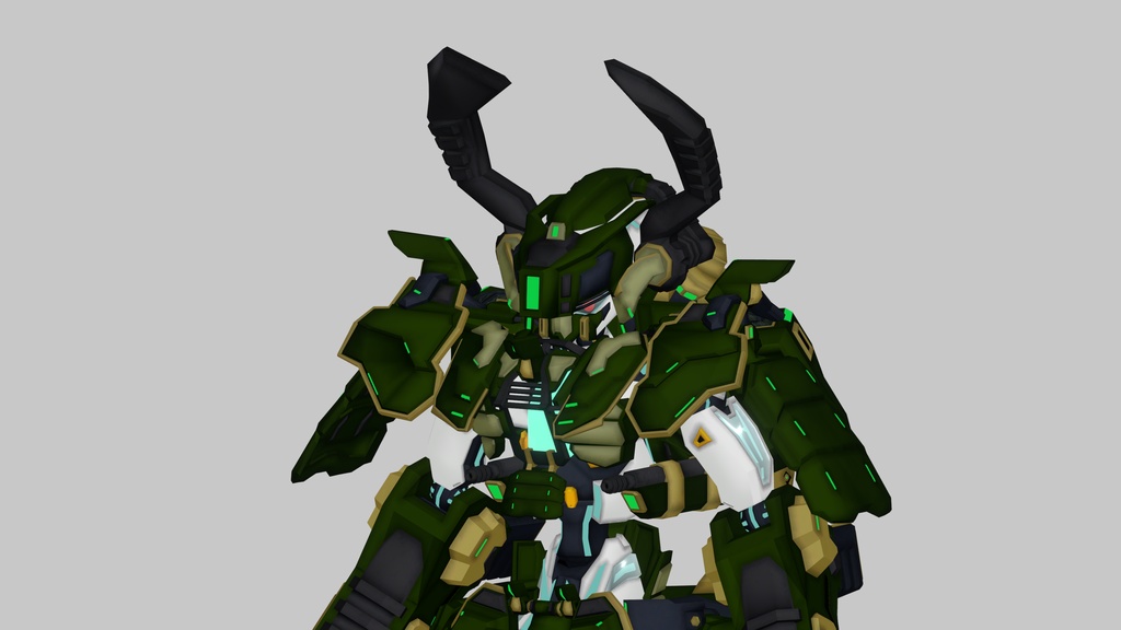 ドラゴンフレームV2拡張アセット『剛力鎧“天生”』