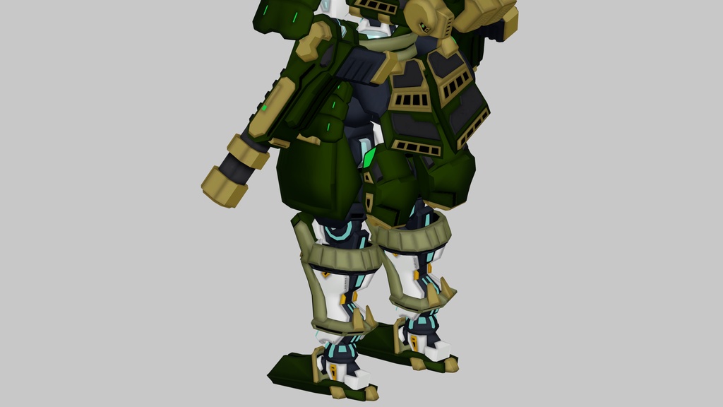 ドラゴンフレームV2拡張アセット『剛力鎧“天生”』