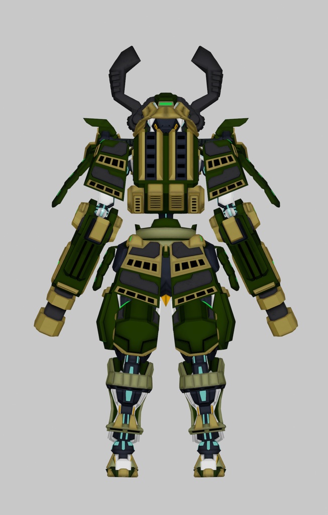 ドラゴンフレームV2拡張アセット『剛力鎧“天生”』