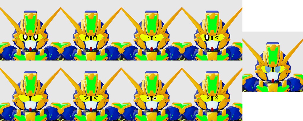 オリジナルロボット3Dモデル『グランデウス』