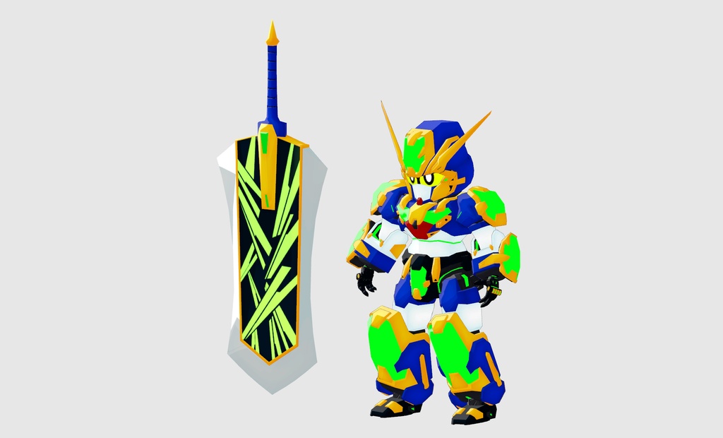 オリジナルロボット3Dモデル『グランデウス』