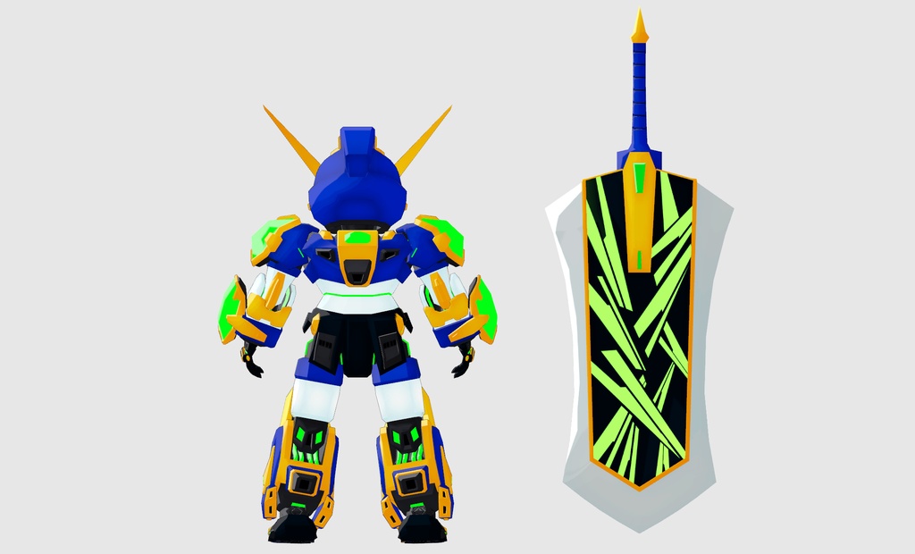 オリジナルロボット3Dモデル『グランデウス』