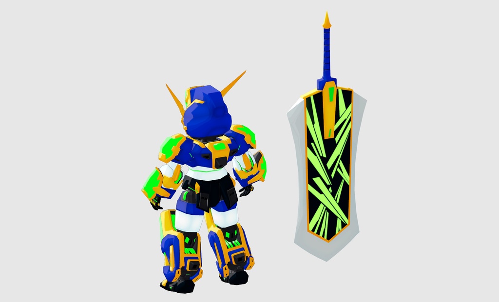 オリジナルロボット3Dモデル『グランデウス』