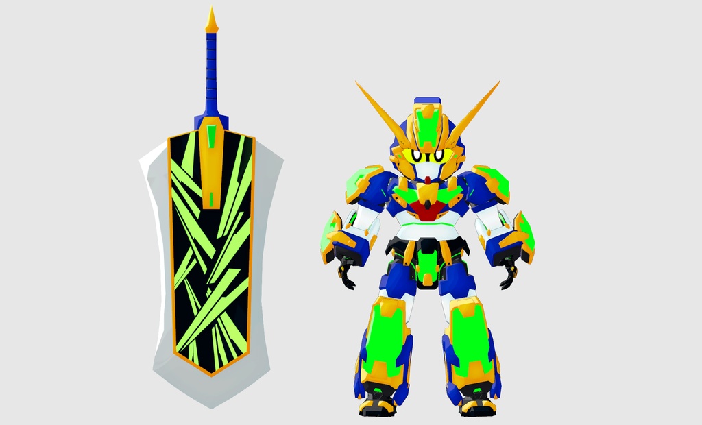 オリジナルロボット3Dモデル『グランデウス』