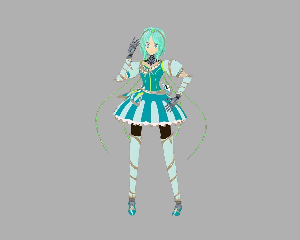 ヒロインスーツ着装デバイス 人造妖精マホン