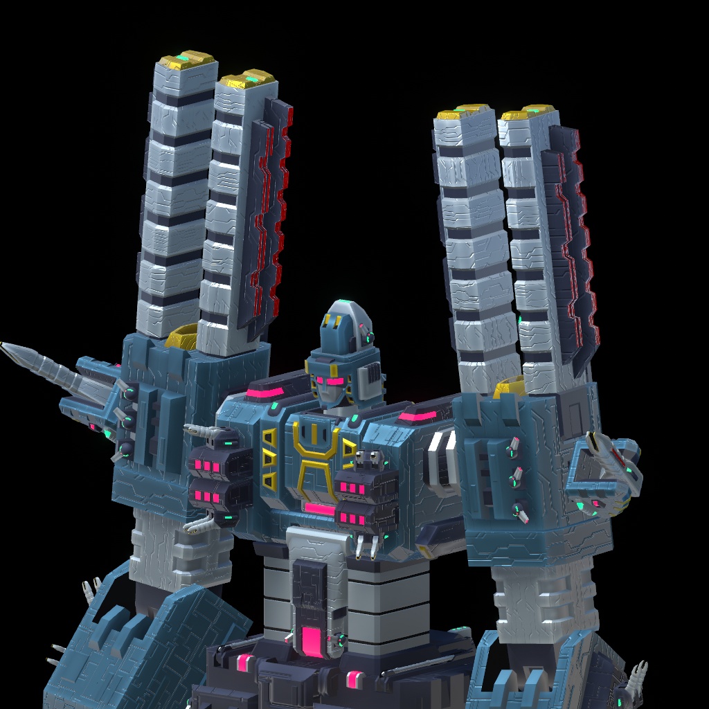 三段変形合体ロボット基地 ギガンティック・モア