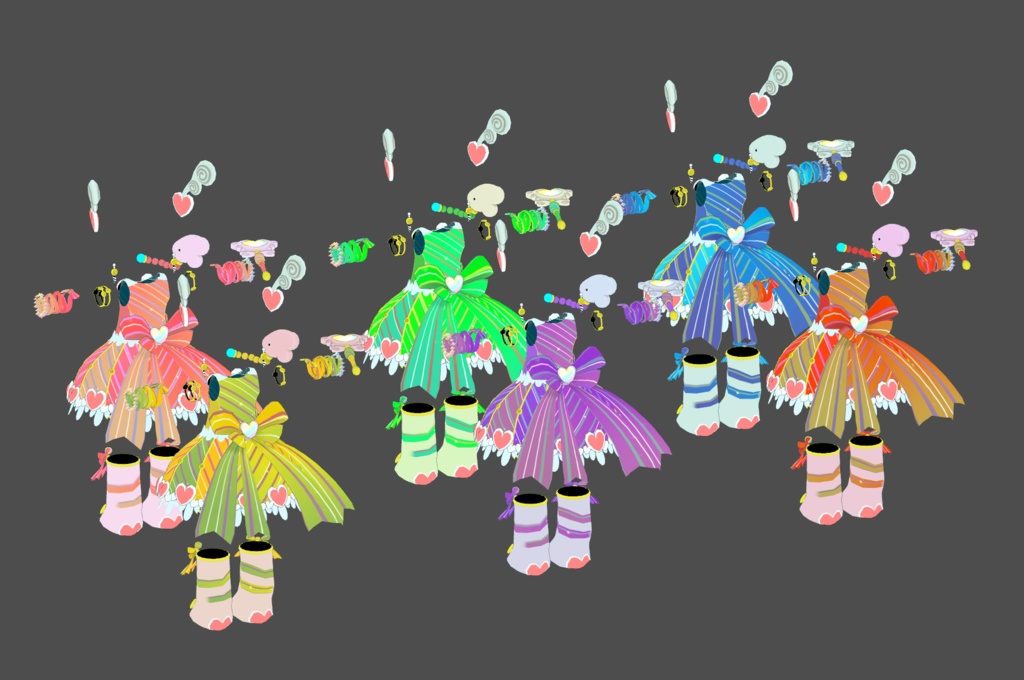 『スパイラルスター』キラキラコスチュームセット