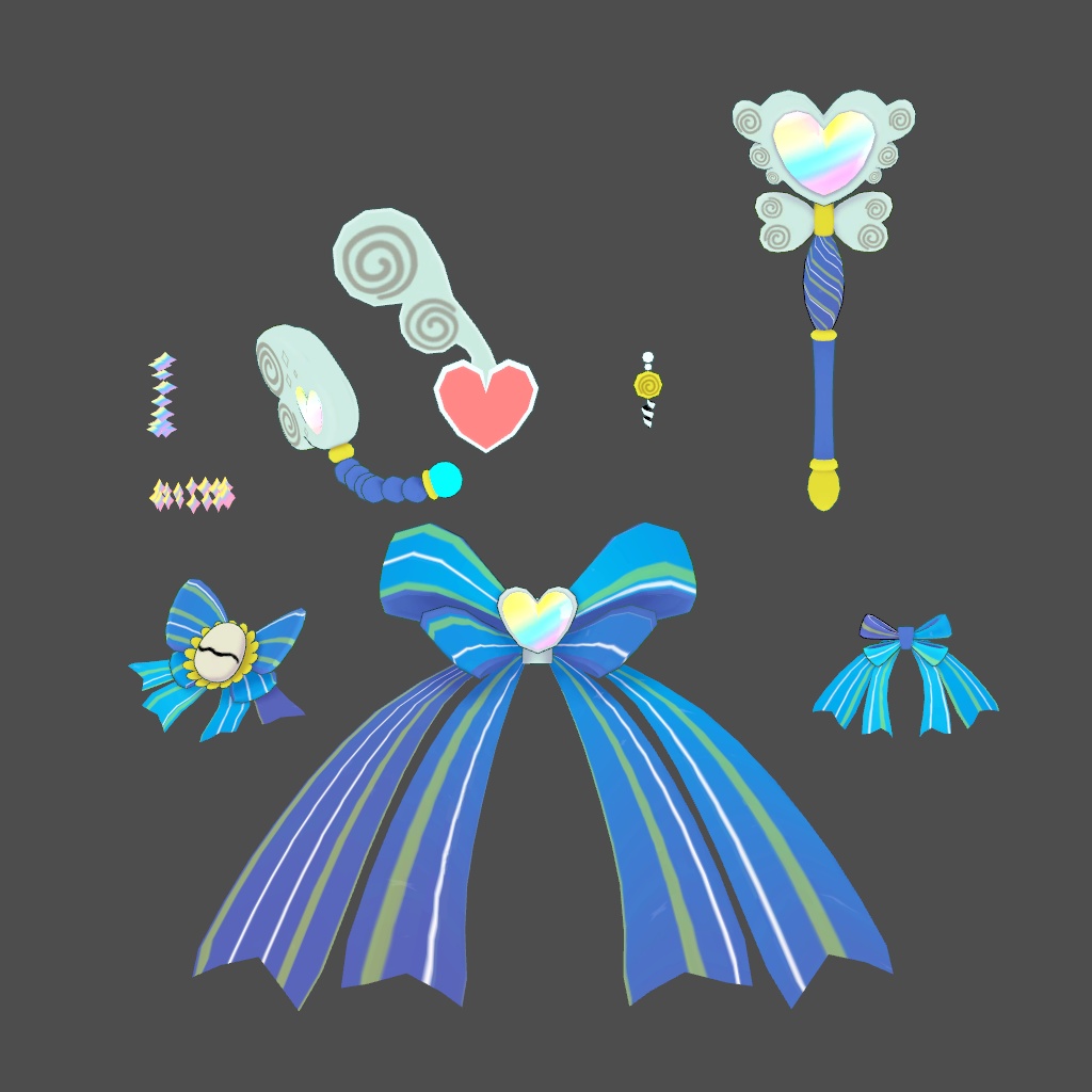 『スパイラルスター』キラキラコスチュームセット