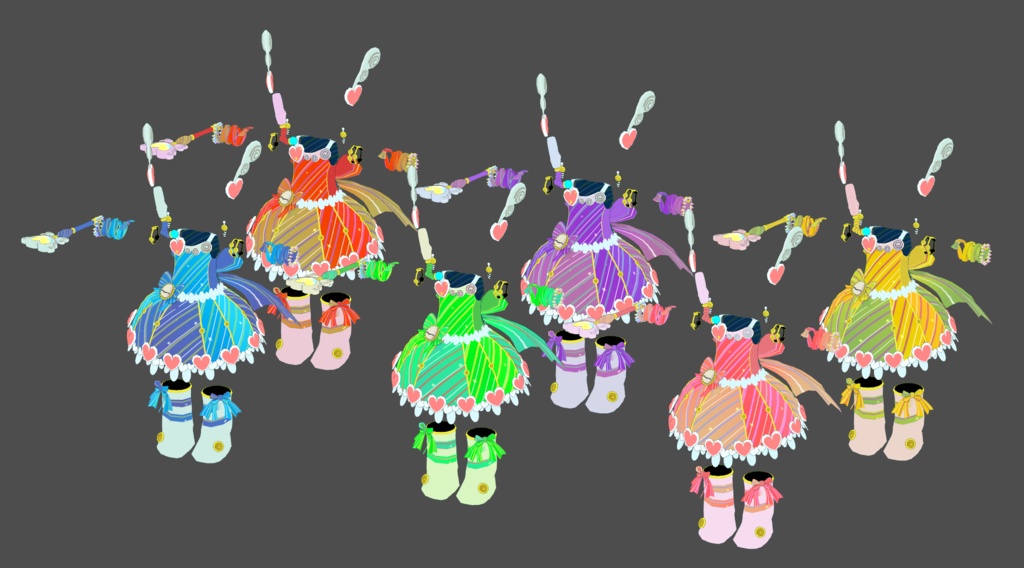 『スパイラルスター』キラキラコスチュームセット