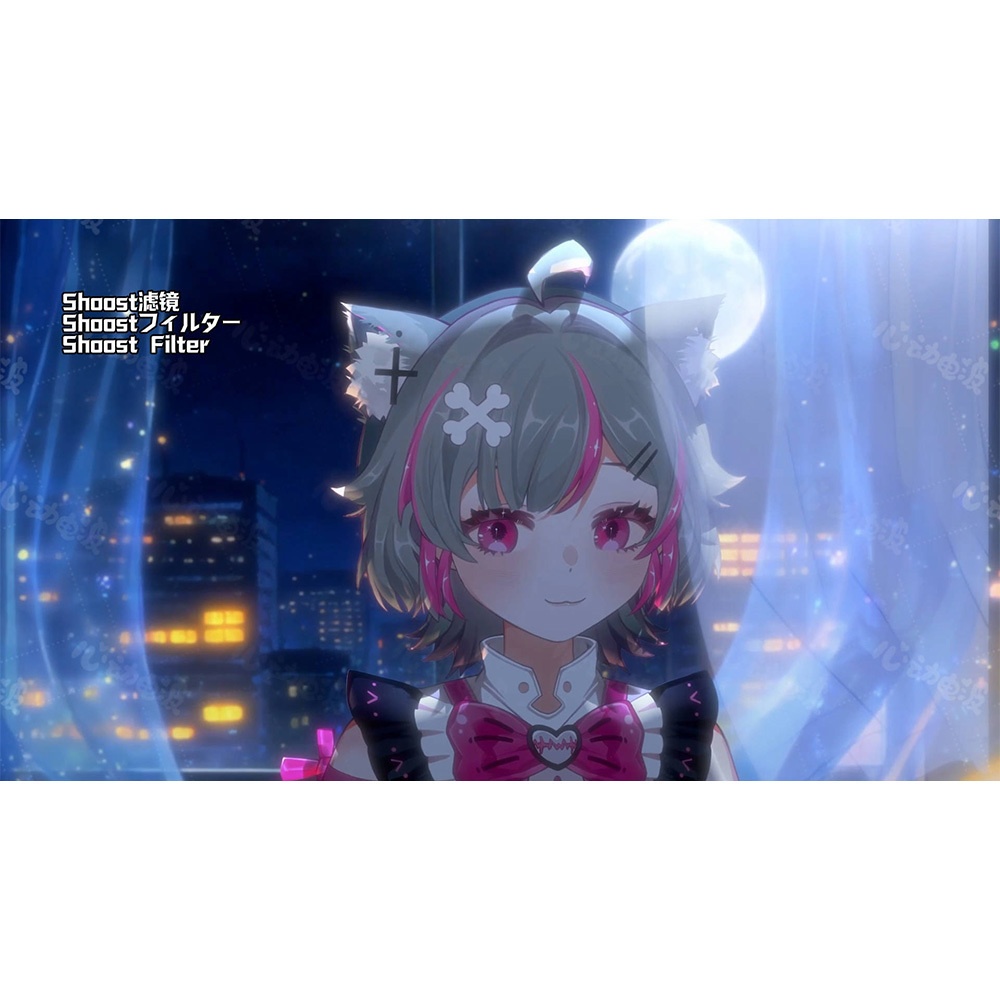 【動く背景・配信素材】月影カーテン_MoonlitCurtain
