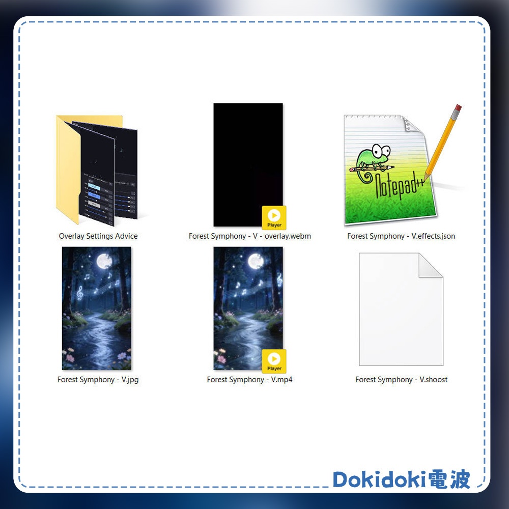 【縦型・動く背景・配信素材】声の形_The Shape of Voice|森の交響曲