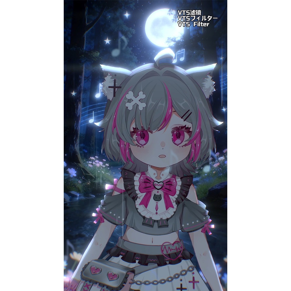 【縦型・動く背景・配信素材】声の形_The Shape of Voice|森の交響曲