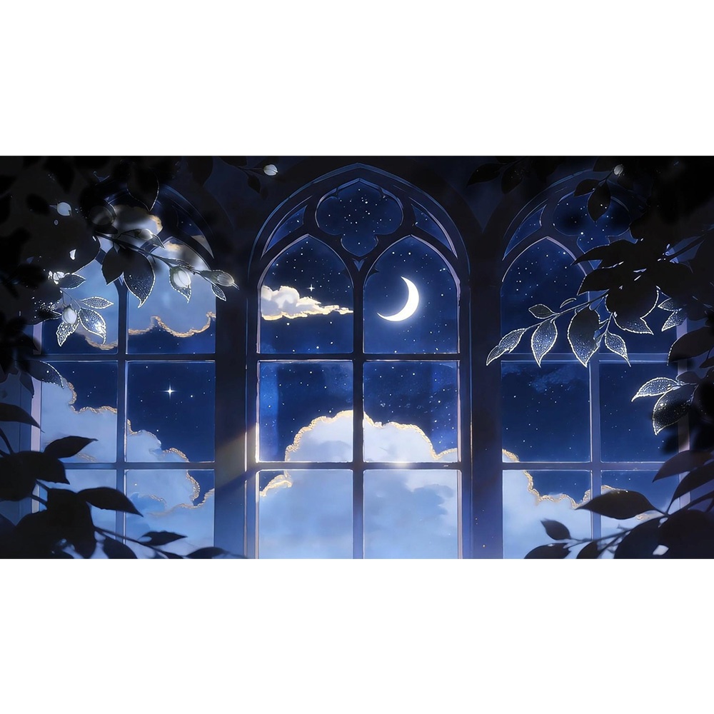 【動く背景・配信素材】拾光樹影_Glimmers Through Leaves|星雲