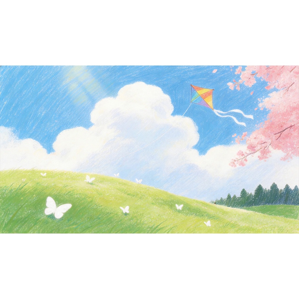 【Live2d配信素材 + 動く背景】風車 Vtuber Hand Prop Asset