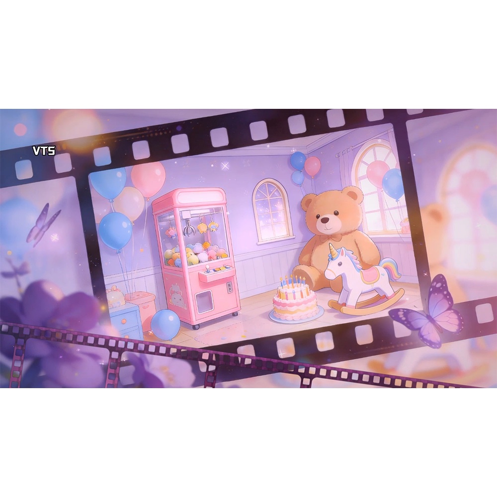【動く背景・配信素材】紫の思い出_Purple Memories