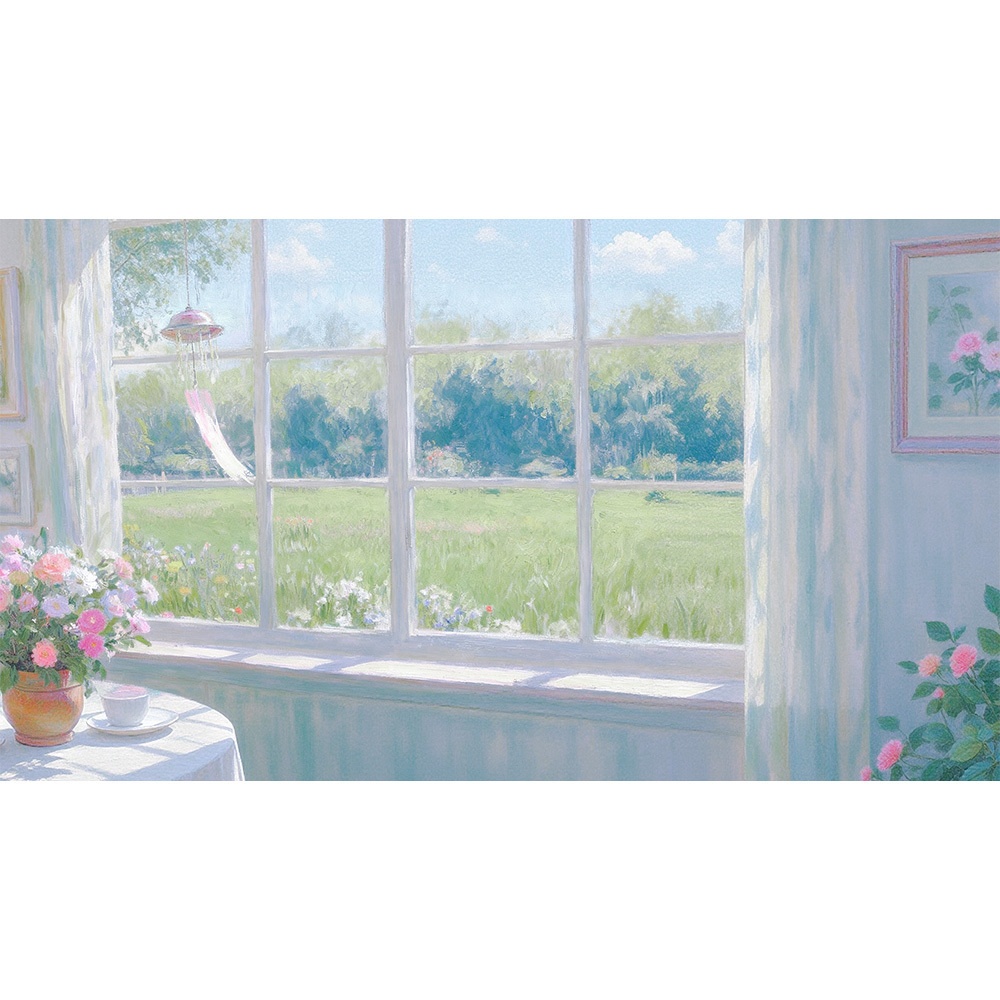 【動く背景・配信素材】風鈴_Wind chimes