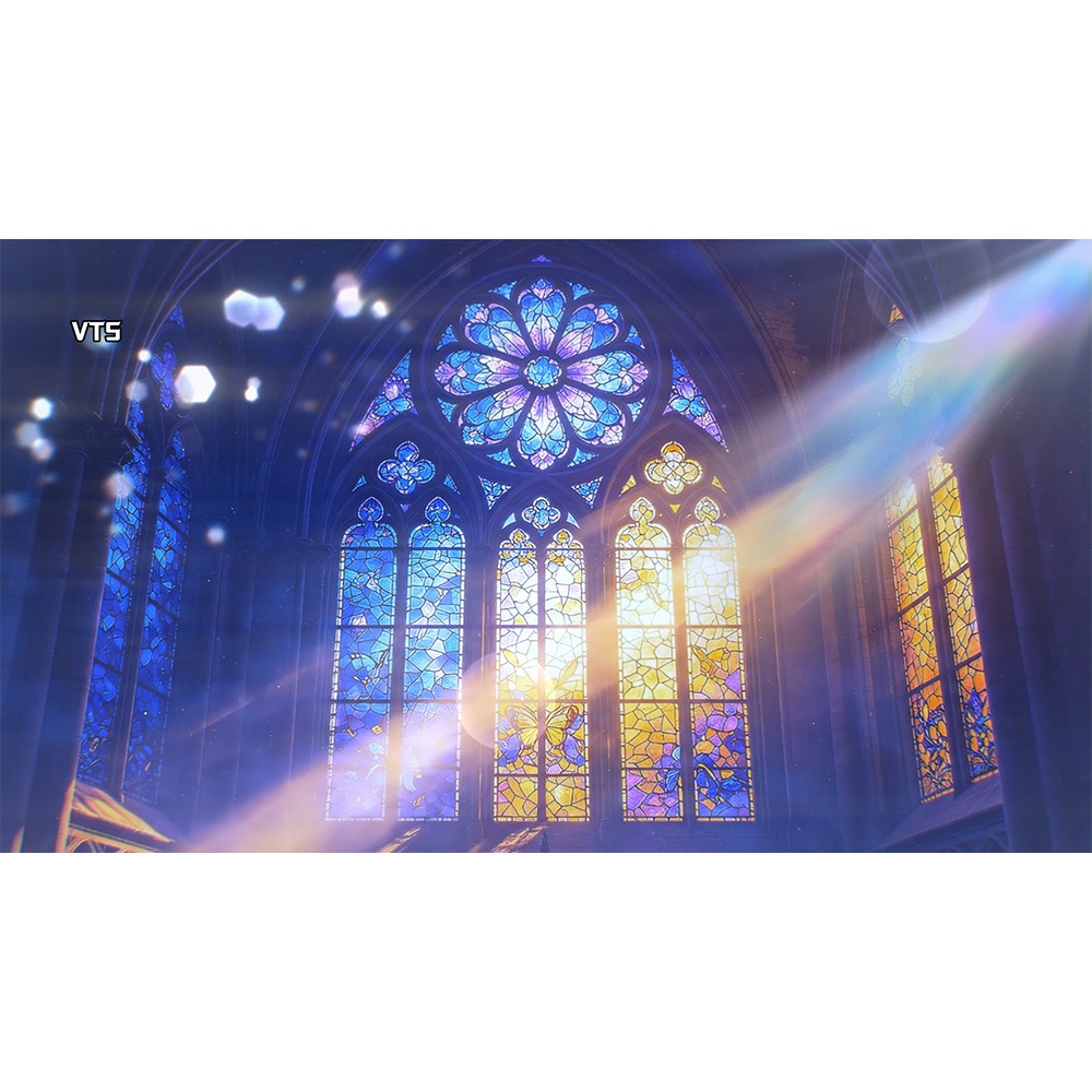 【動く背景・配信素材】ステンドグラス教会_Stained Glass Church