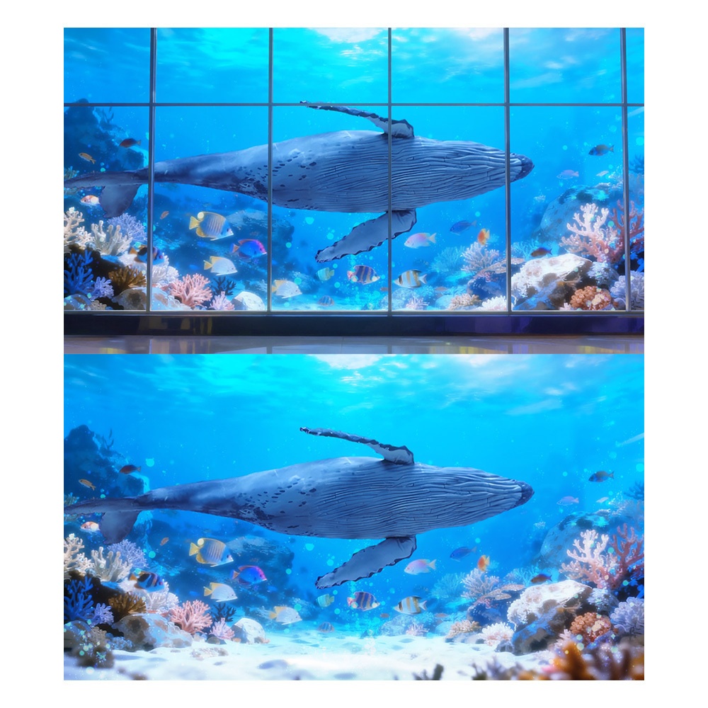 【動く背景・配信素材】海底、それとも水族館?_Under the sea or aquarium?