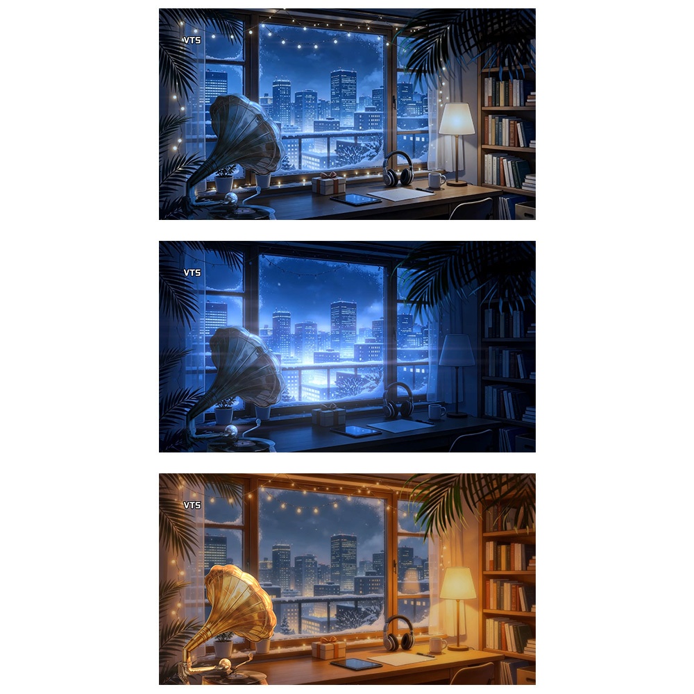 【動く背景・配信素材】思い出蓄音機_Memory Gramophone