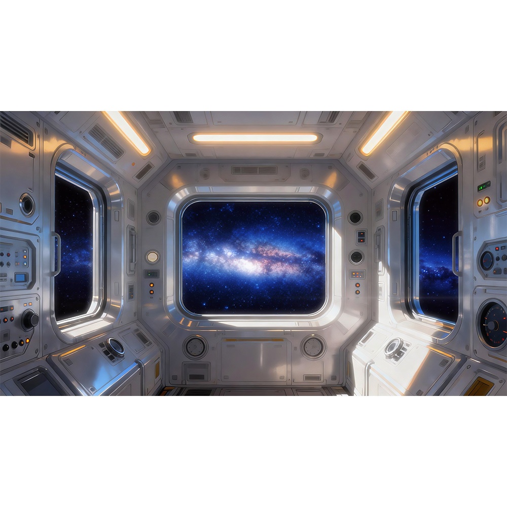 【動く背景・配信素材】スペースキャビン_Space Cabin