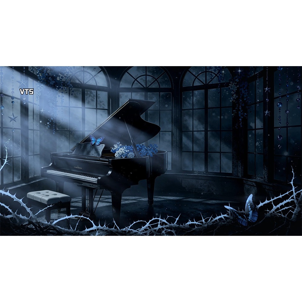 【動く背景&前景・配信素材】くろいメロディ_Dark Movement