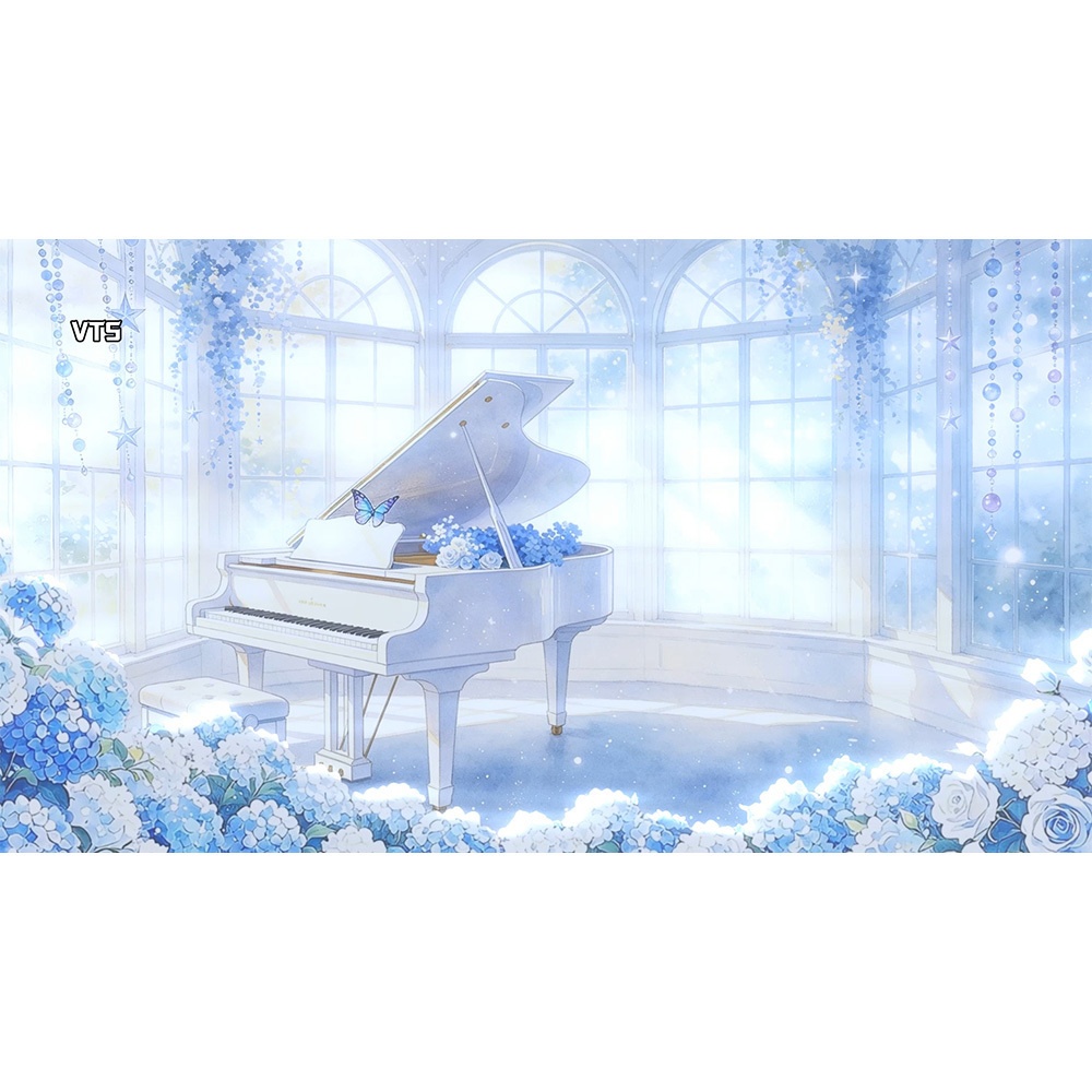 【動く背景&前景・配信素材】まっしろのメロディ_Pure White Movement