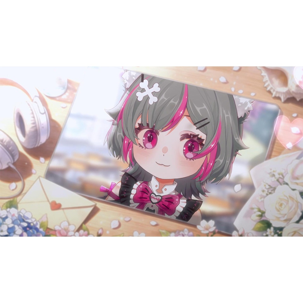【動く前景・配信素材・Shoost】メモリーミラーピンク_Memory Mirror - Piink