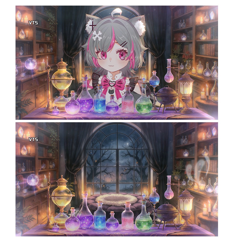 【動く背景・配信素材・Shoost】魔薬の家_Potion House_ハロウィン_Halloween
