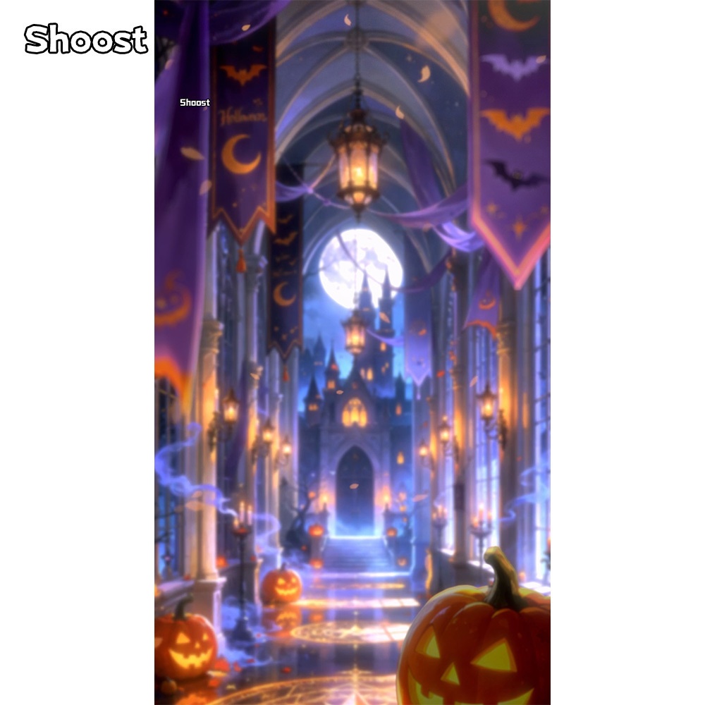 【縦型・配信画面・Shoost】ハロウィン霧の宮殿_Halloween Mist Palace