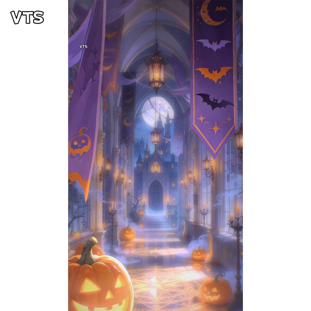 【縦型・配信画面・Shoost】ハロウィン霧の宮殿_Halloween Mist Palace