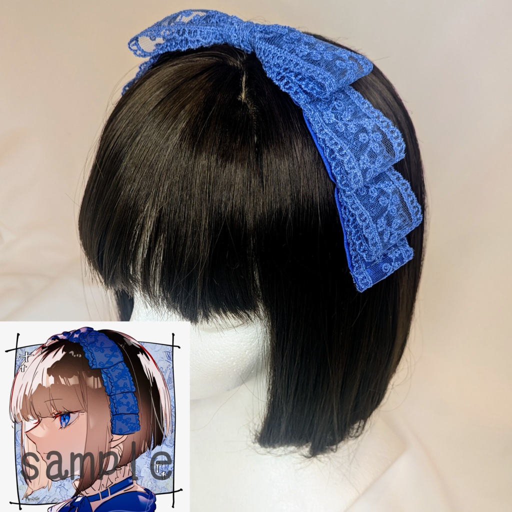 リボンヘッドドレス