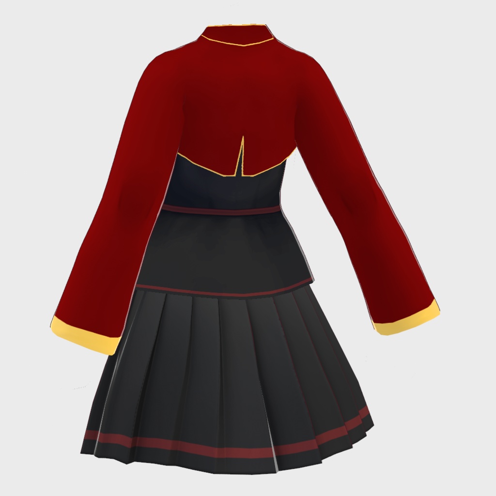 赤ー黒な衣装【VRoid用衣装】