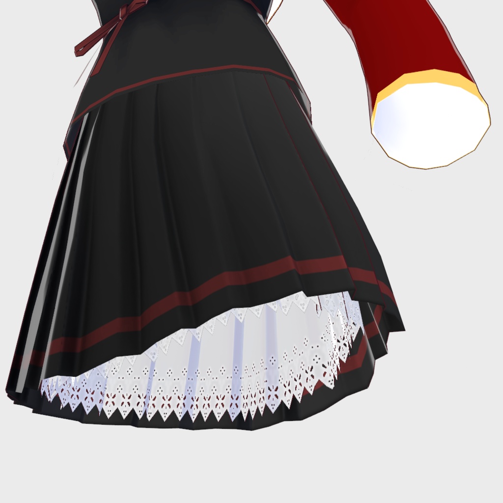 赤ー黒な衣装【VRoid用衣装】