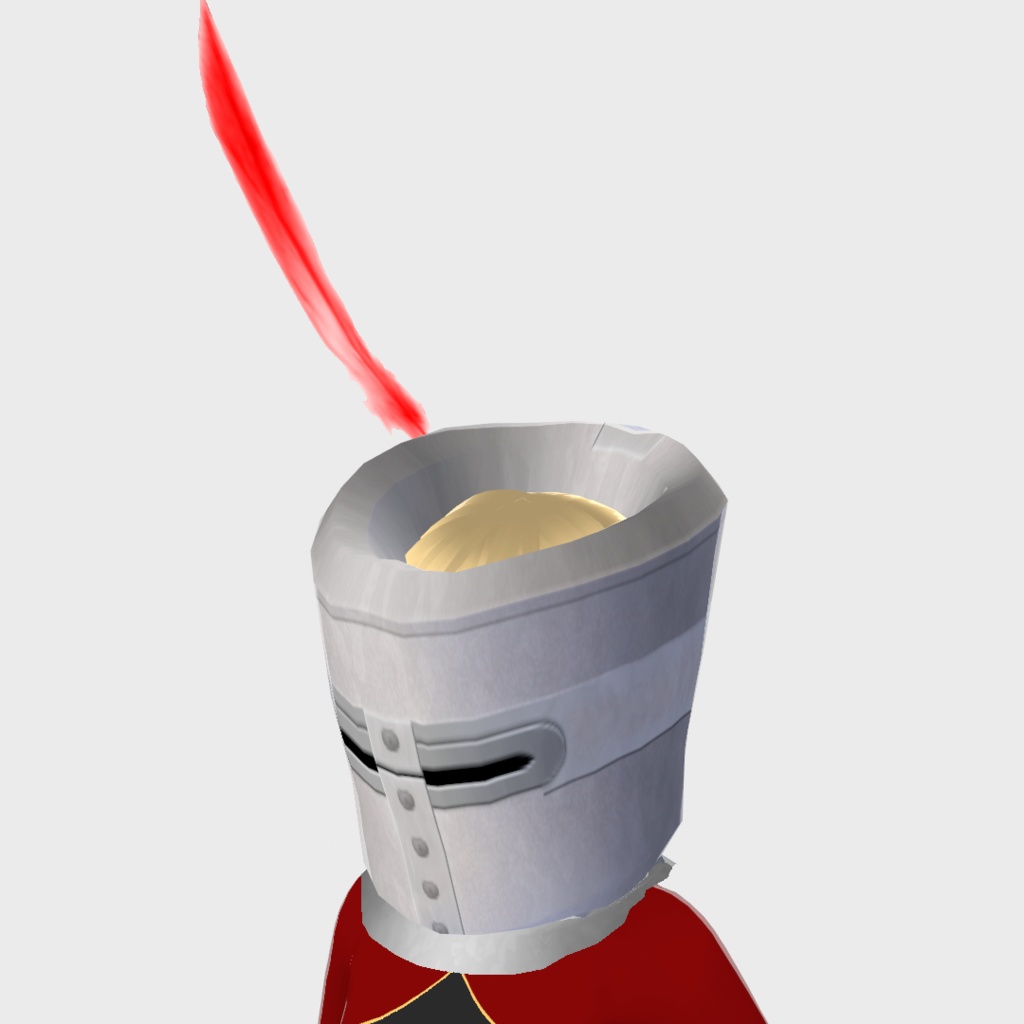 西洋鎧風の被り物【VRoid用衣装】