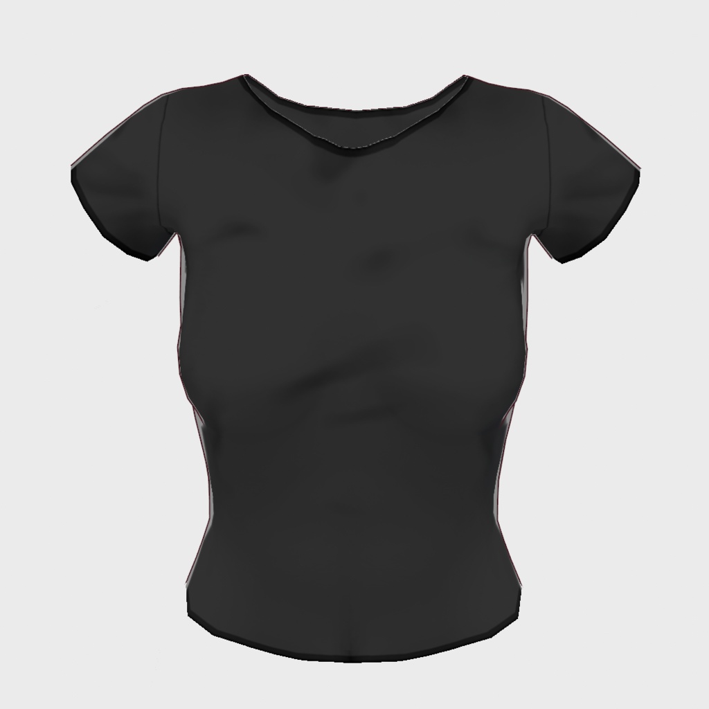 【Old ver.】無地Tシャツ【VRoid用衣装】