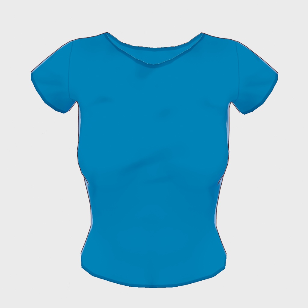 【Old ver.】無地Tシャツ【VRoid用衣装】