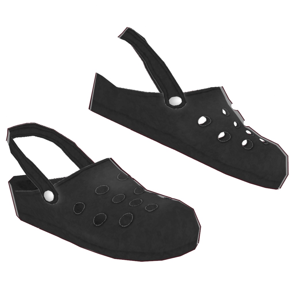 カラフルなサンダル【VRoid用衣装】