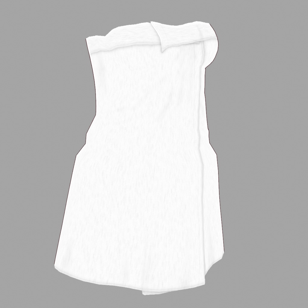 【Old ver.】巻き付けバスタオル【VRoid用衣装】