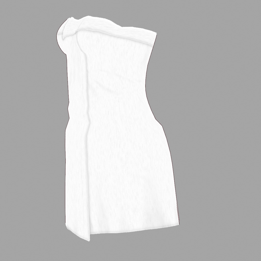 【Old ver.】巻き付けバスタオル【VRoid用衣装】