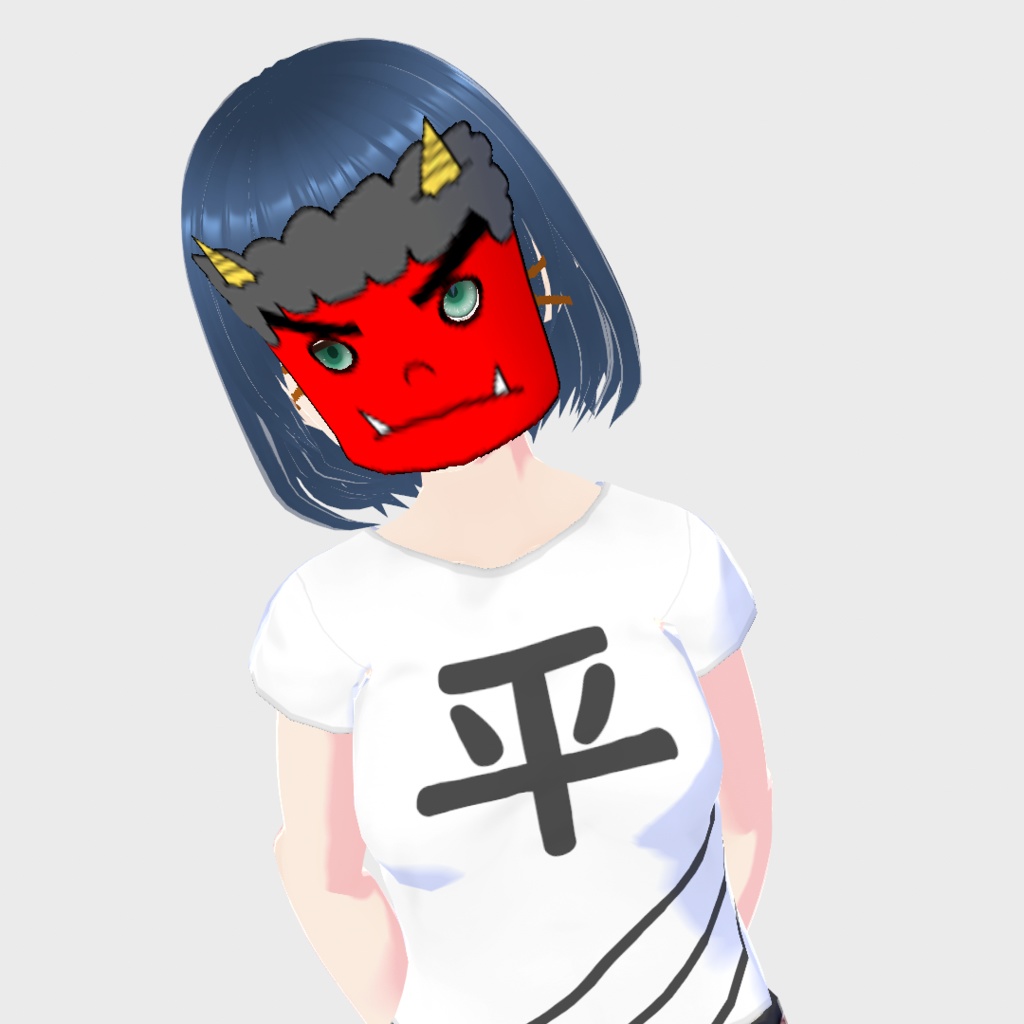 節分の鬼のお面【VRoid用衣装】