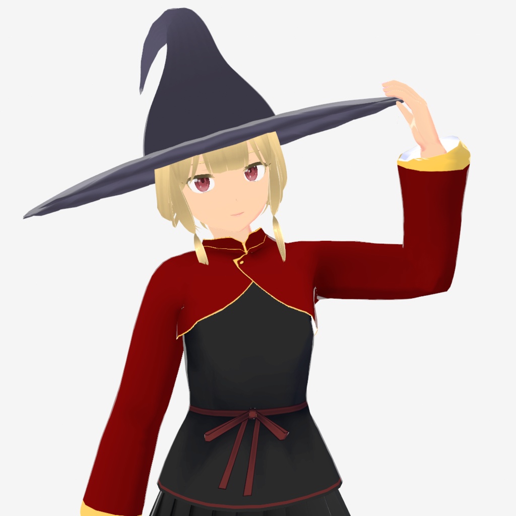 【Old - Old ver.】魔女っ子三角帽【VRoid用髪型】