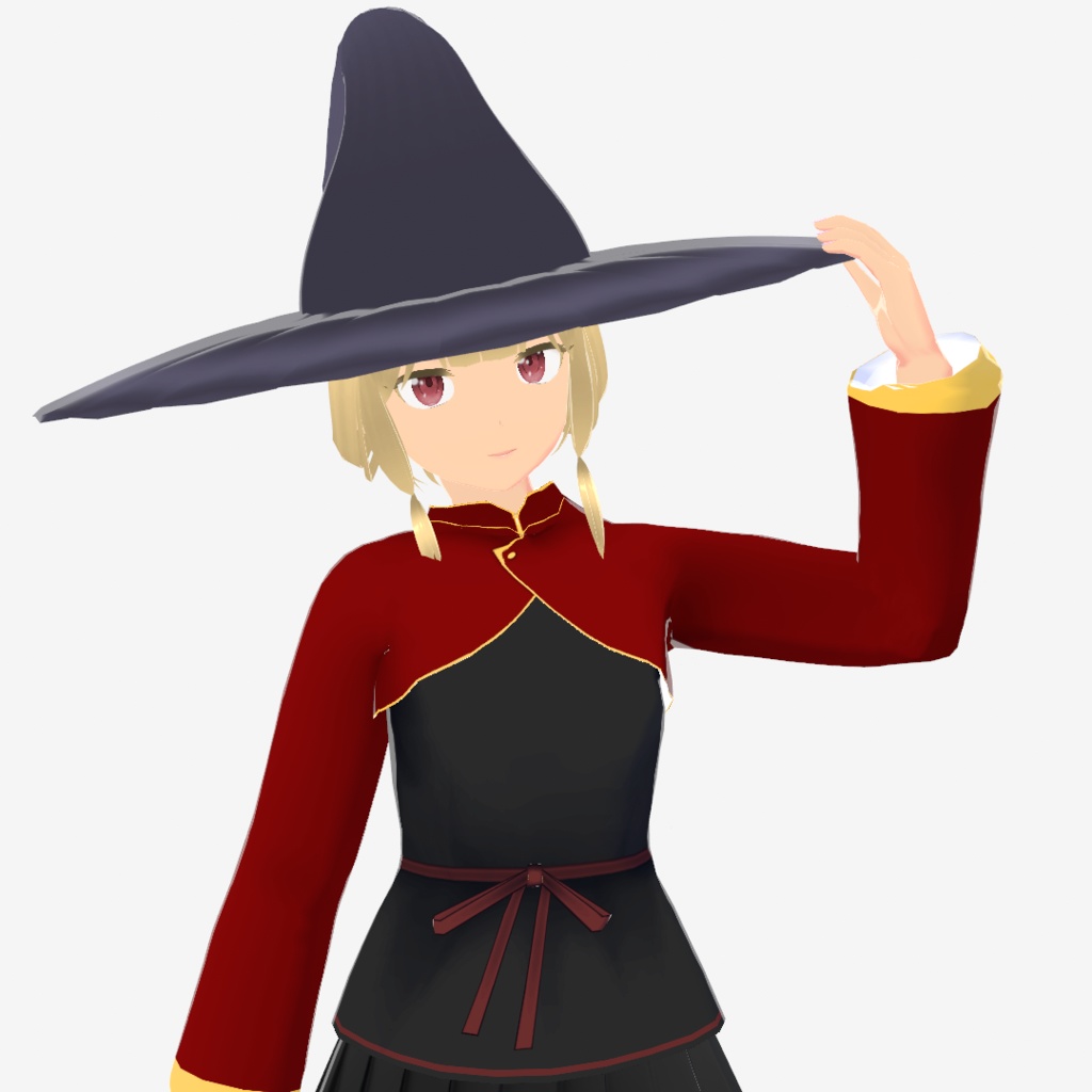 【Old - Old ver.】魔女っ子三角帽【VRoid用髪型】