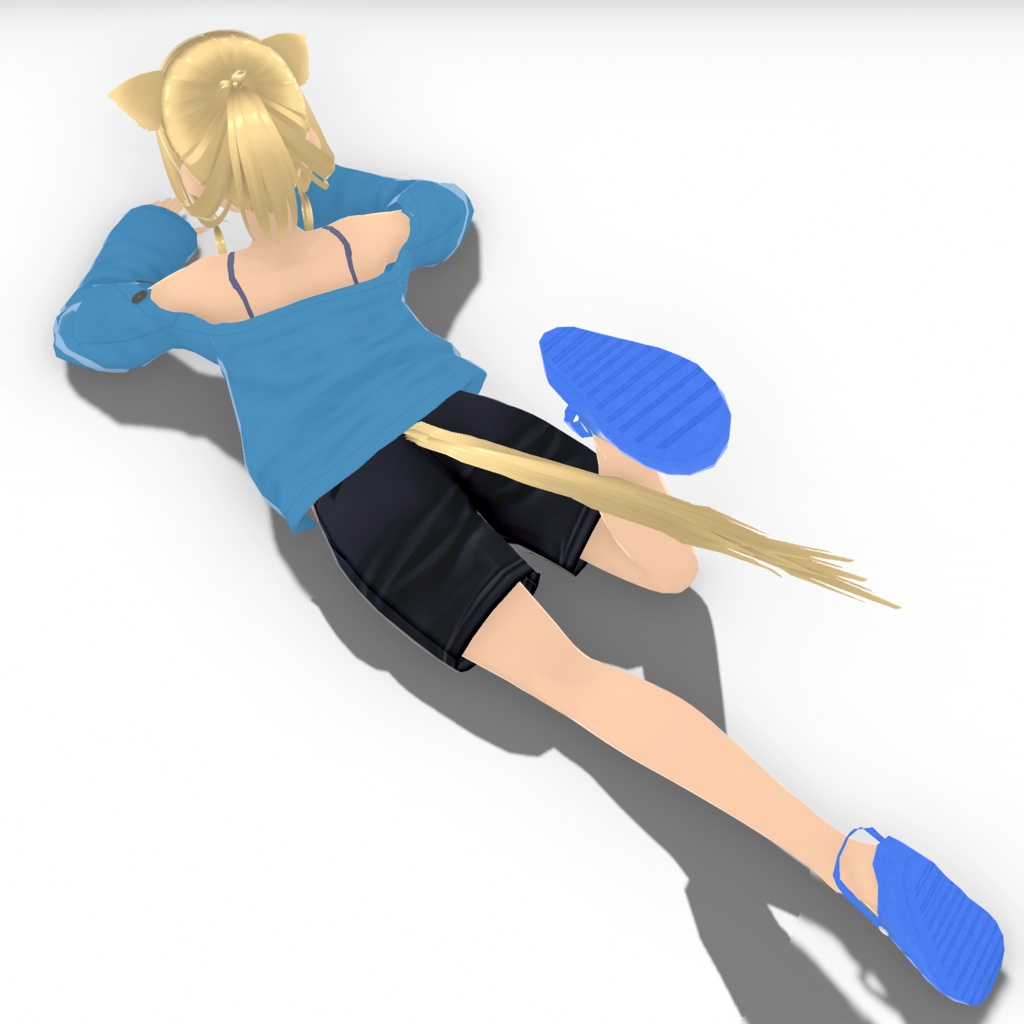 しっぽ付き下着【VRoid用衣装】