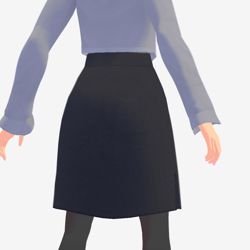 サイドスリットペンシルスカート【VRoid用衣装】