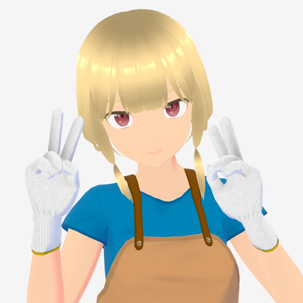 軍手【VRoid用衣装】