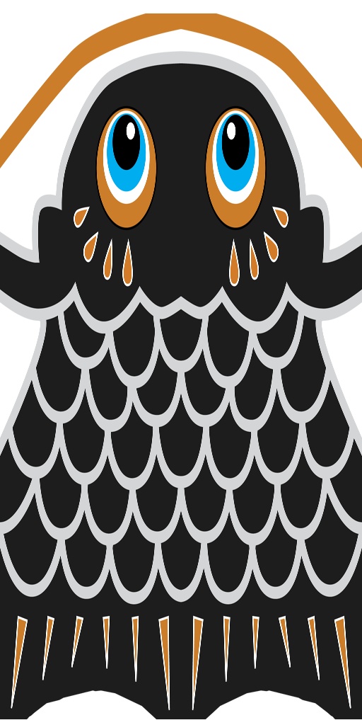 自由すぎて困る鯉のぼり【VRoid用髪型】