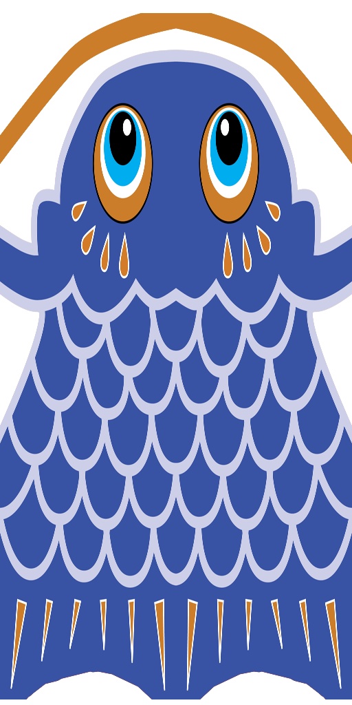 自由すぎて困る鯉のぼり【VRoid用髪型】