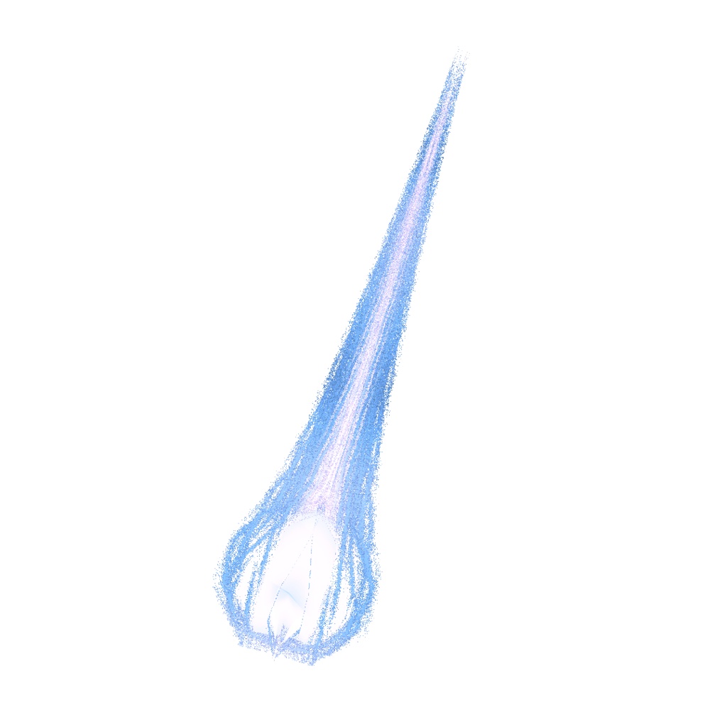 もっとただようヒトダマ Ver.2【VRoid用髪型・アホ毛】