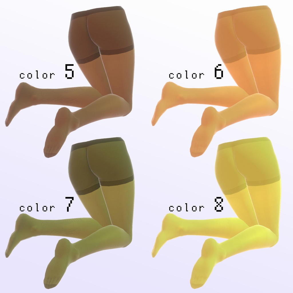 無地で使いやすいタイツ【VRoid衣装】